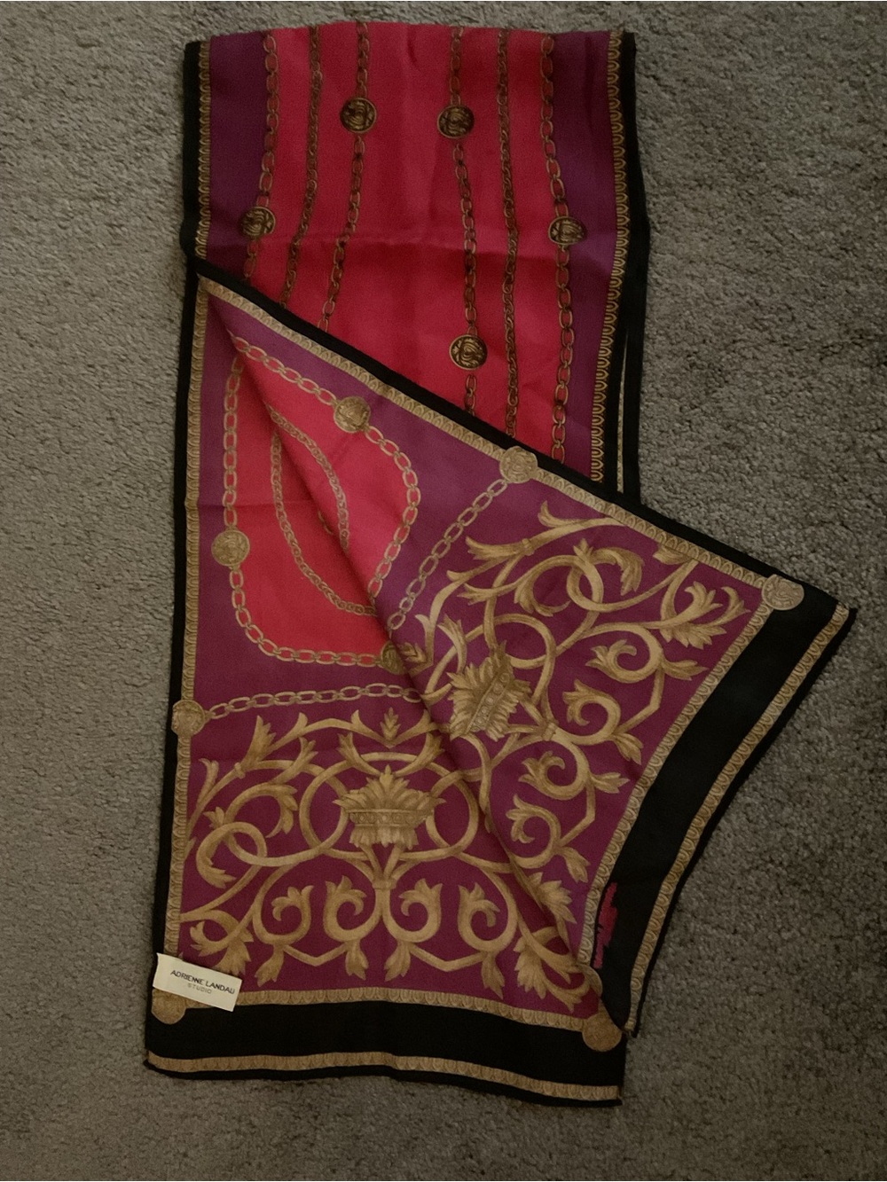 Adrienne Landau Silk Scarf